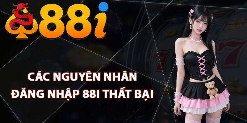Các nguyên nhân đăng nhập 88i thất bại